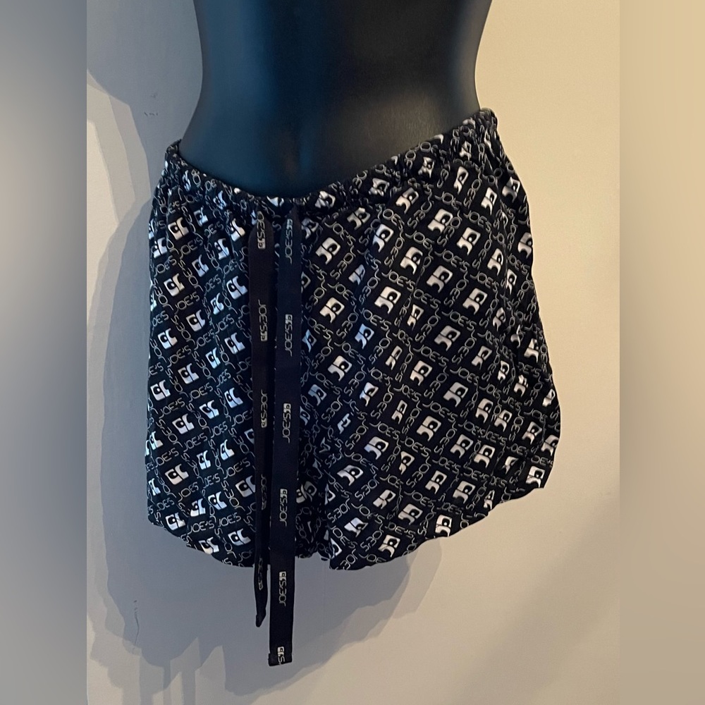 Joe’s Jeans Black & White Sleep Shorts Size Large